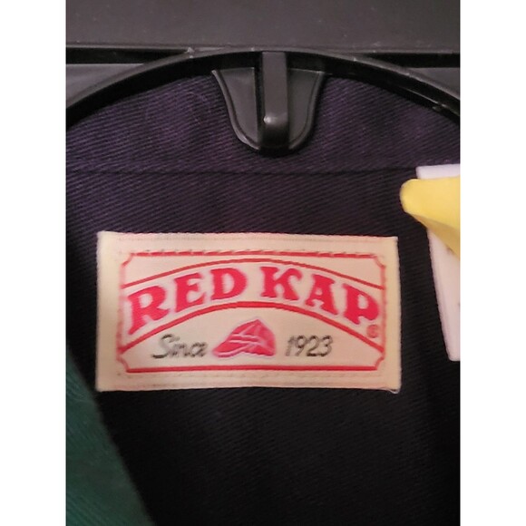 Red Kap 345 Mens XL Heavy Duty Long Sleeve Work Shirt Vintage - Picture 2 of 4